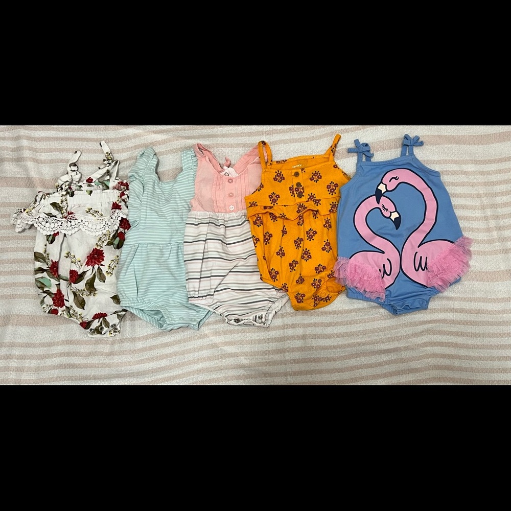 Baby girl rompers